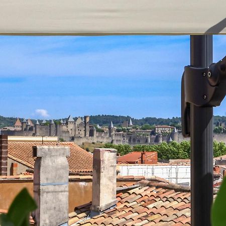 La Terrasse Tapaja Vue Conciergeriedamecarcas Apartment Carcassonne Exterior foto